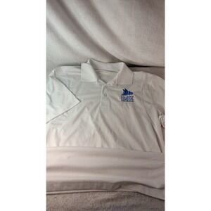 Sport-Tek College of Coastal Georgia Mariners Performance Polo Shirt Med White